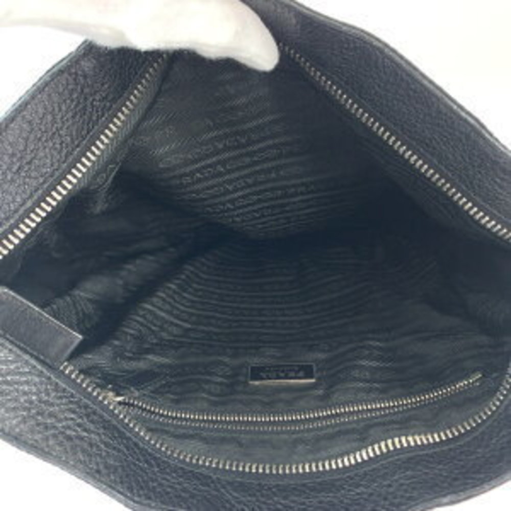 Prada Tessuto Triangular Nylon Shoulder Vitello D… - image 8